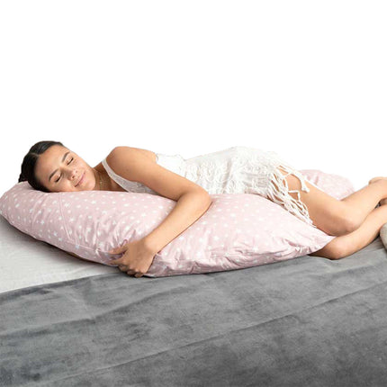 Cojín Maternal Multifuncional de Microperlas Rosa Amamantas Chile