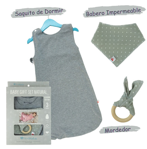 Baby Gift Baby Shower Saquito Gris