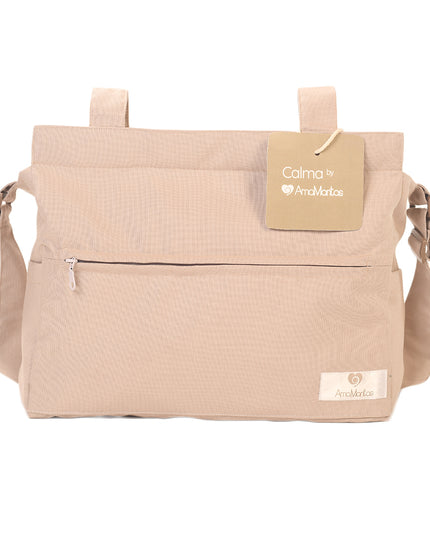 Bolso Maternal Beige Impermeable con Compartimientos - Amamantas Chile
