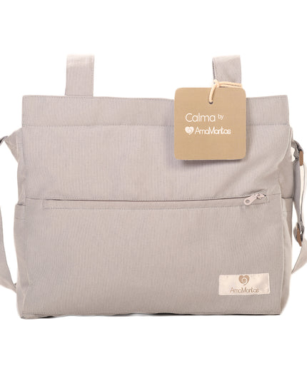 Bolso Maternal Impermeable Gris con Compartimientos Amamantas Chile