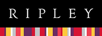 Logo de Ripley, con letras blancas sobre fondo negro y franjas de colores en la parte inferior. Amamantas ofrece productos...