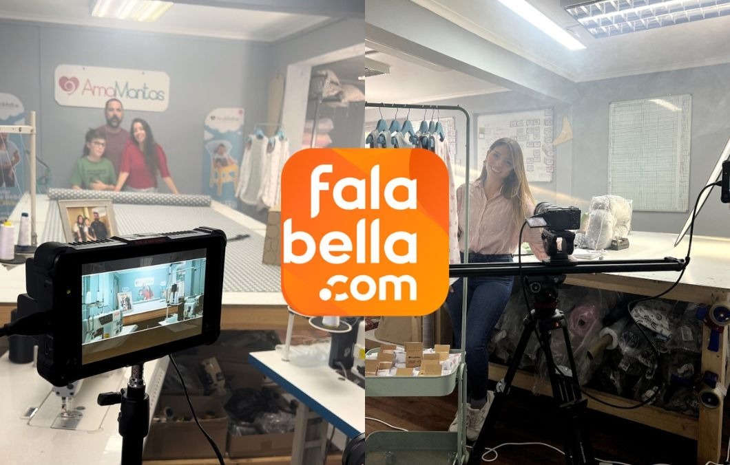 Con una hermosa vista previa de nuestro taller: Falabella hizo mención a Amamantas en el día de la PYME