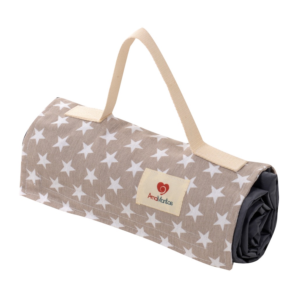 Manta de Picnic y Playa Impermeable Extra Grande Beige