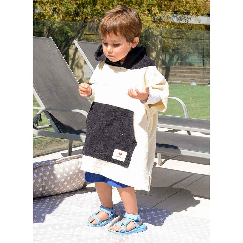 Bata de Surf Infantil Toalla Negra