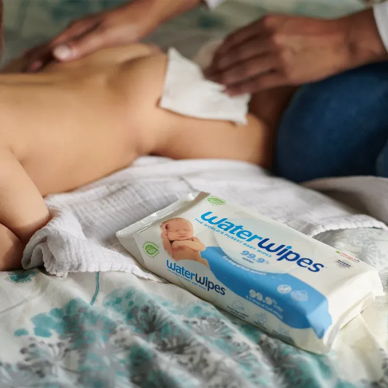 TOALLITAS HÚMEDAS WATERWIPES BIODEGRADABLES 3X60 UNIDADES